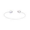 BRACELETE CRISTAL CRAVEJADO COM ZIRCÔNIAS RÓDIO BRANCO