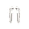 BRINCO ARGOLA CRAVEJADO COM MICRO ZIRCÔNIAS RÓDIO BRANCO