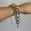 PULSEIRA DUPLA LISA RÓDIO BRANCO