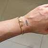 PULSEIRA MEDALHINHA MYKONOS OURO 18K